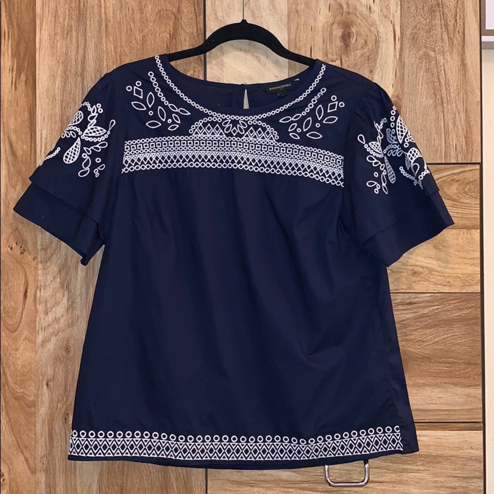 Blue top for Banana Republic